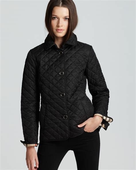 burberry brit copford quilted jacket black|Burberry Copford Quilted Jacket Women .